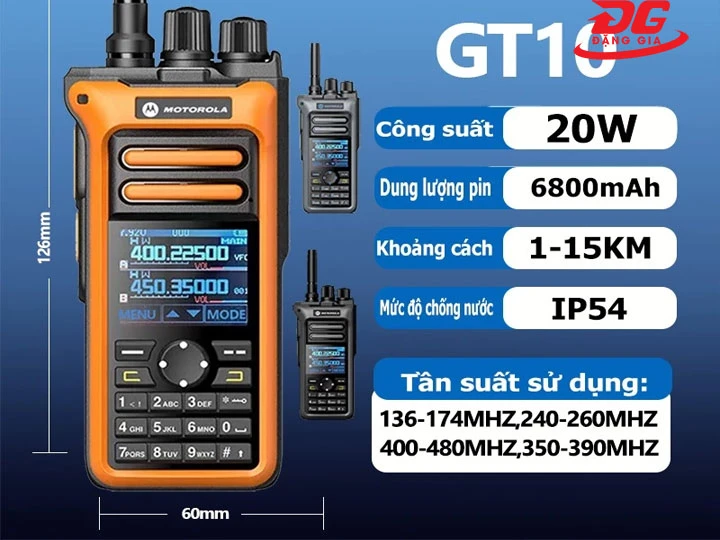 Bộ đàm Motorola GT10