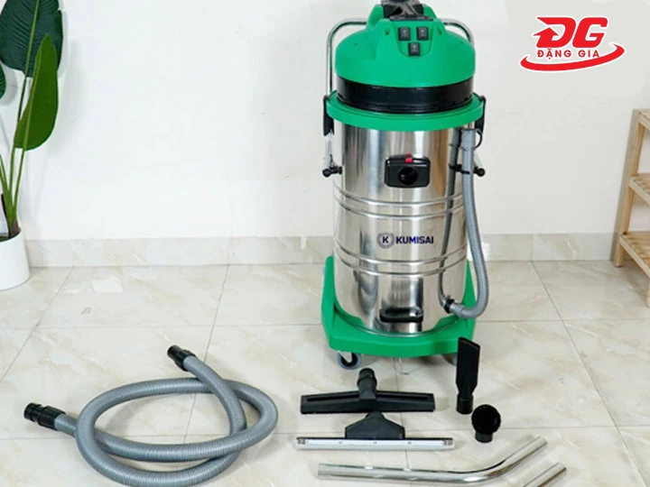 Sử dụng máy hút bụi công suất lớn Kumisai KMS80