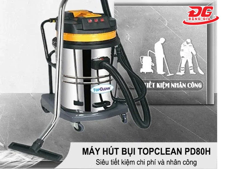 Máy hút bụi công nghiệp TopClean PD80H