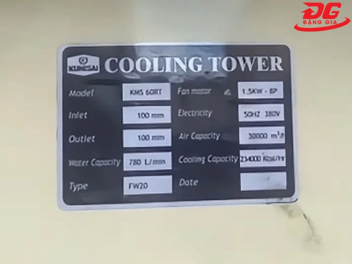 thông tin tem tháp giải nhiệt