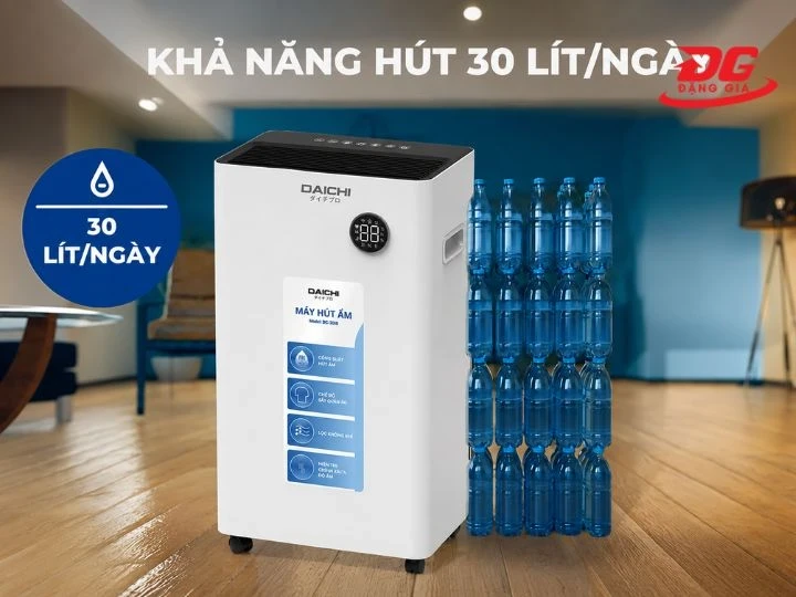 Top 7 máy hút ẩm 30L tốt nhất: Hút khỏe, hiệu suất cao, đáng mua