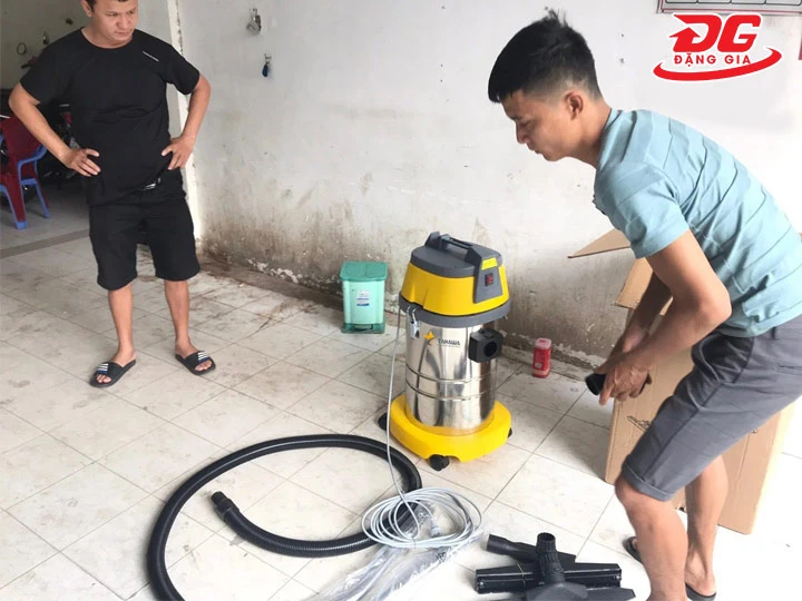 Lưu ý khi lắp và sử dụng máy hút bụi công nghiệp