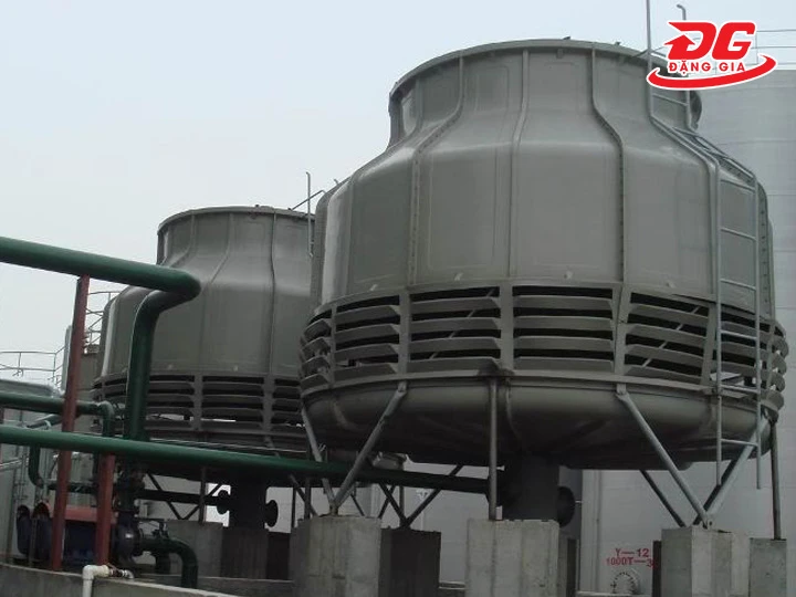 Tháp giải nhiệt chiller dạng tròn
