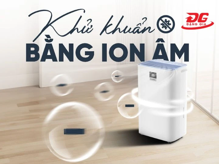 khử khuẩn bằng ion âm