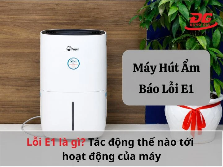 Máy hút ẩm báo lỗi E1: 90% người dùng xử lý sai cách