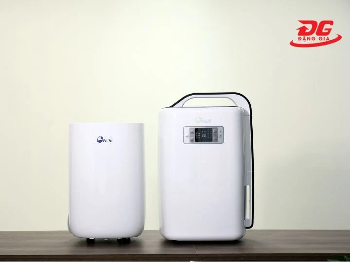 thiết kế đứng thon gọn phù hợp với không gian nhà tắm