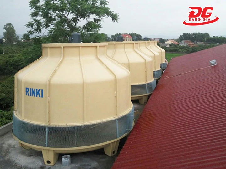 Sử dụng tháp giải nhiệt Rinki hiệu quả