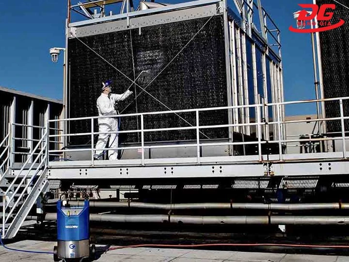 Diệt rong rêu tháp giải nhiệt