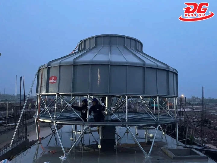Lưu ý khi lắp tháp giải nhiệt