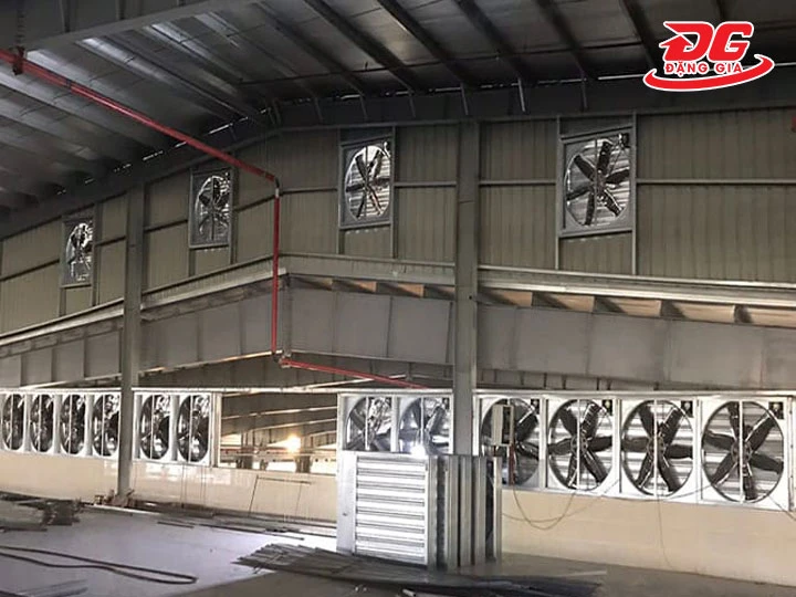 hệ thống làm mát nhà xưởng cải thiện môi trường làm việc