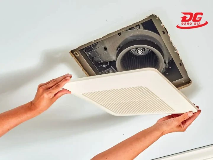 quạt thông gió giúp làm giảm ẩm hiệu quả
