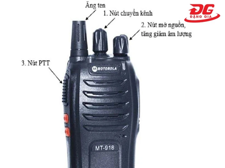 Giải mã cấu tạo chung của bộ đàm Motorola