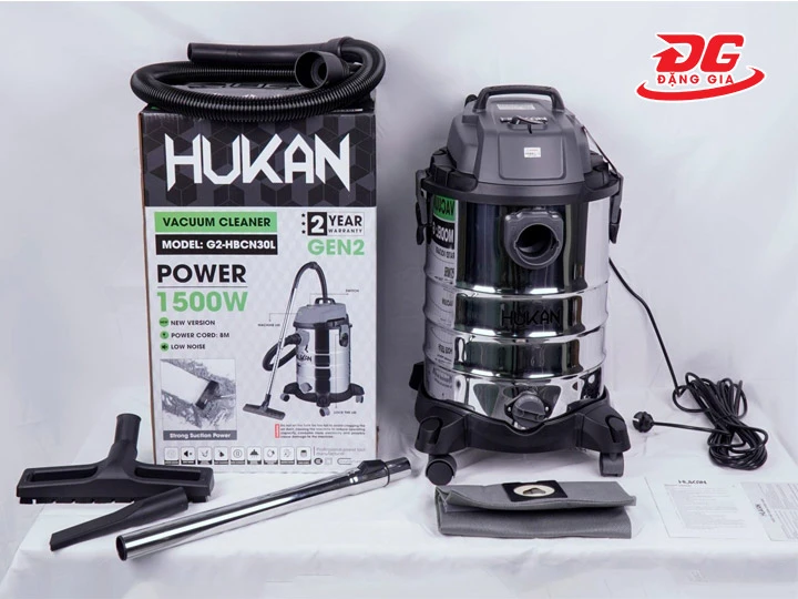 Máy hút bụi công nghiệp chạy điện Hukan (GEN 2) G2-HBCN30L