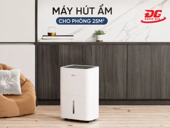 TOP 5 máy hút ẩm phòng 25m2 giá rẻ, không ồn