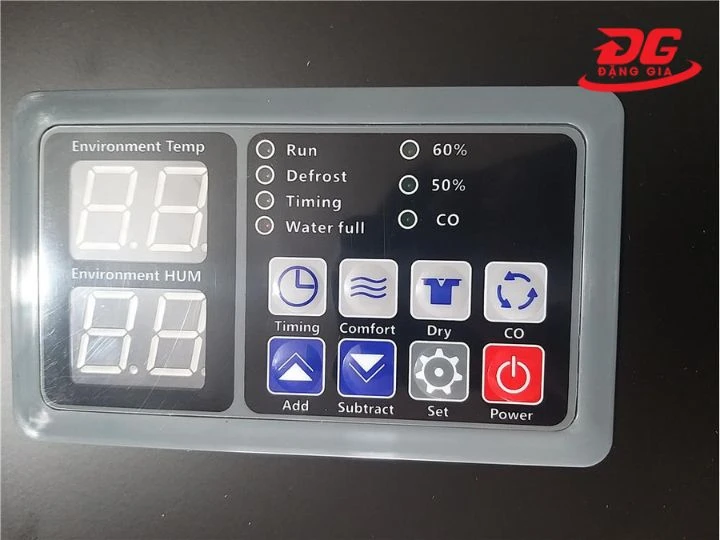 Bảng điều khiển máy hút ẩm Dorosin ERS-860L