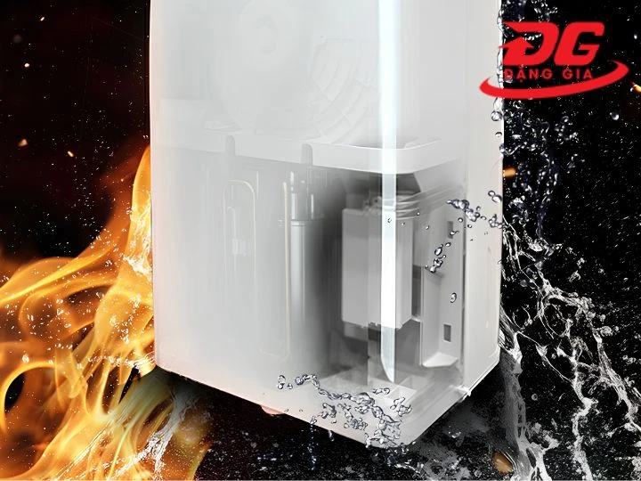 Máy hút ẩm Dorosin ER-660E cơ động, thoái nước liên tục