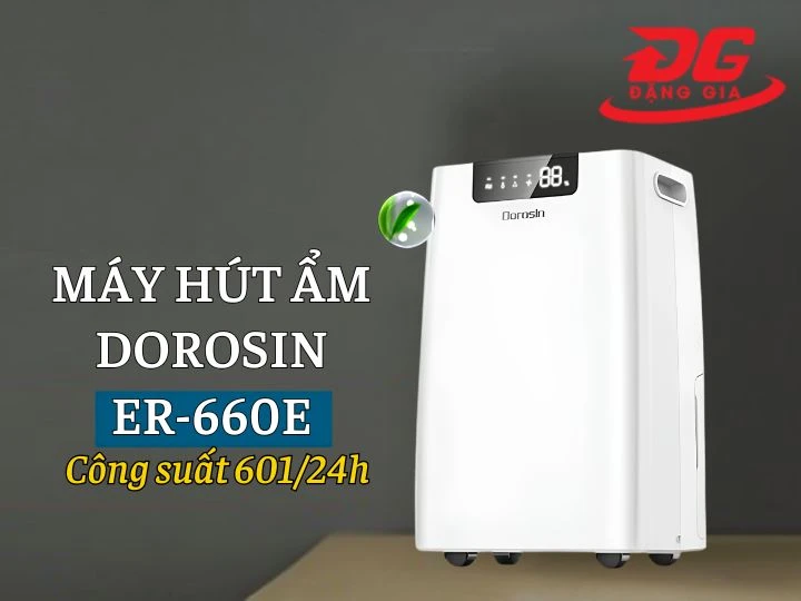 Máy hút ẩm Dorosin ER-660E công suất hút 60L/ngày