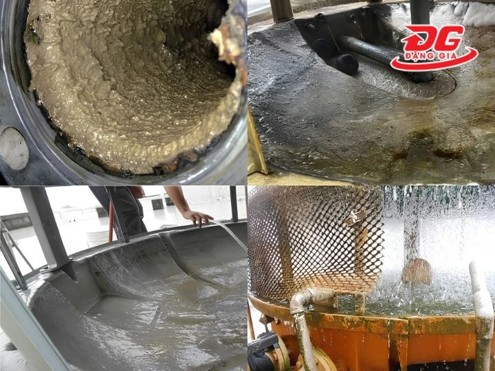 Cáu cặn ảnh hưởng tới hiệu suất tháp giải nhiệt