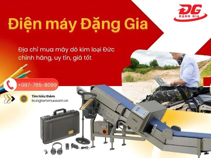 Nơi bán máy dò kim loại Đức 