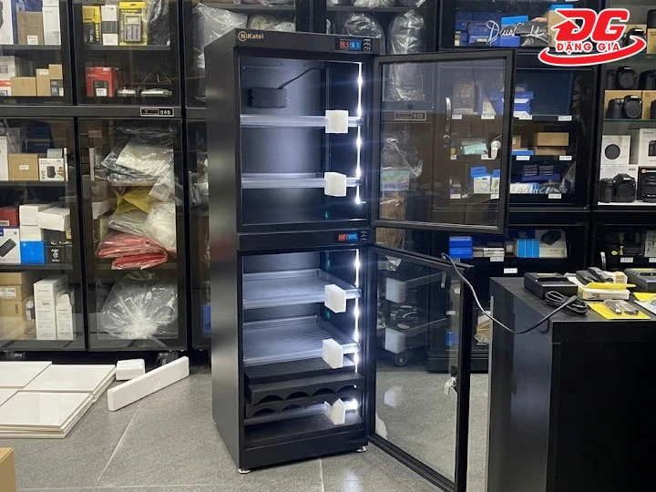 tủ chống ẩm Nikatei NC-180S 2 cửa