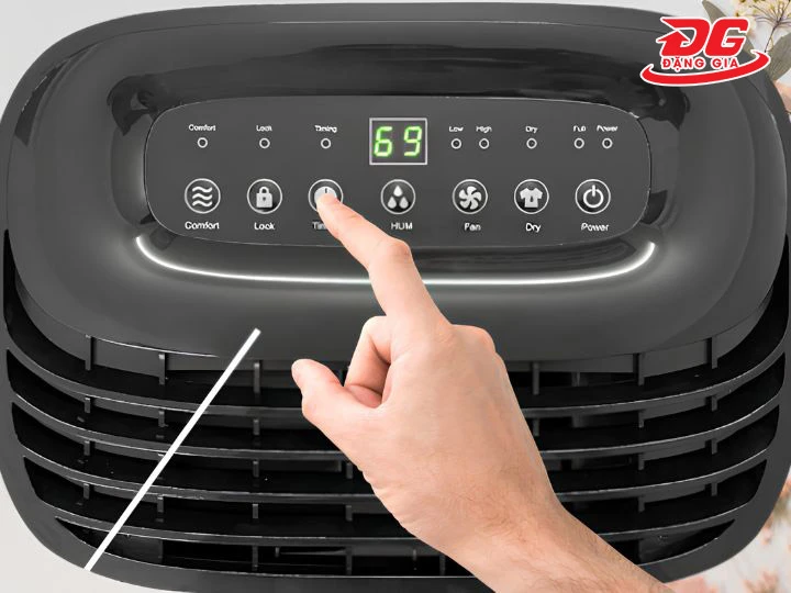 ưu tiên máy hút ẩm có thể hẹn giờ