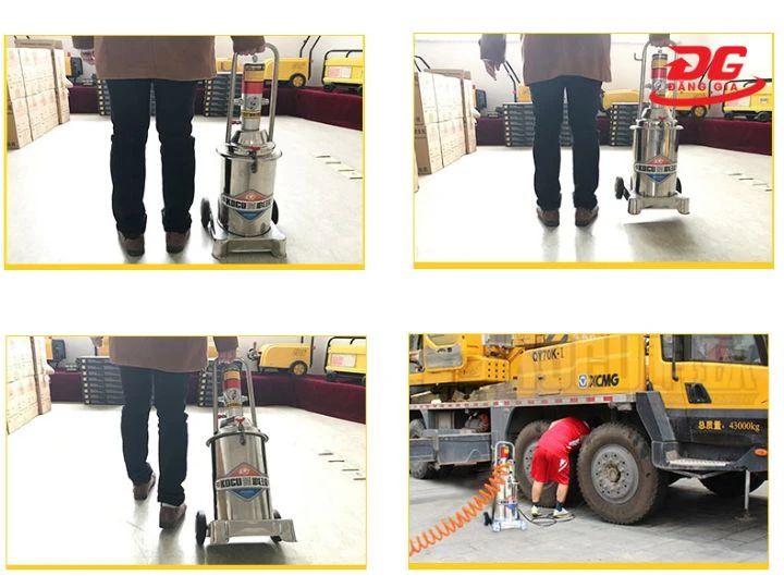 Các bước tiến hành bơm mỡ