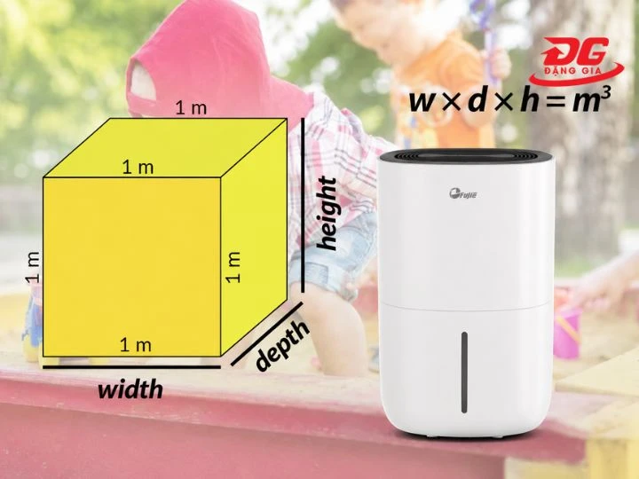 dựa vào thể tích phòng để lựa chọn máy hút ẩm phù hợp