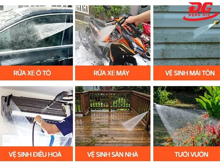 ứng dụng máy rửa xe dưới 1 triệu