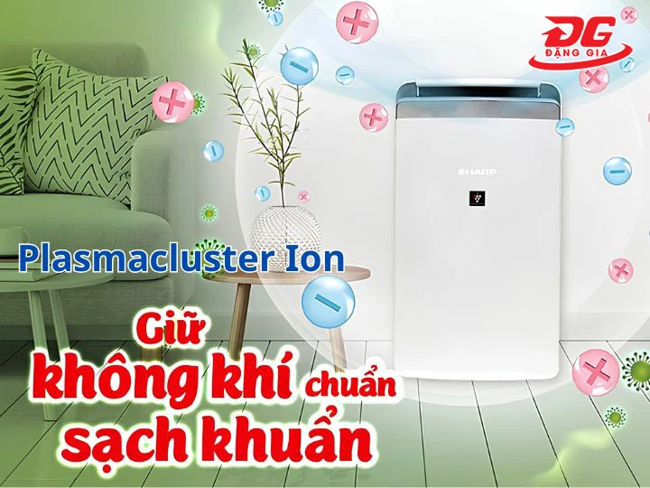 Máy hút ẩm Sharp công nghệ Plasmacluster Ion