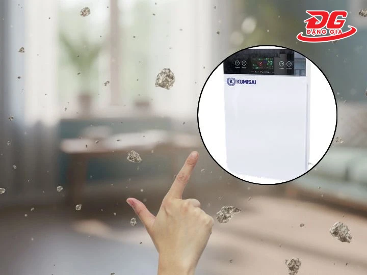 Phòng nhiều bụi chọn máy lọc không khí