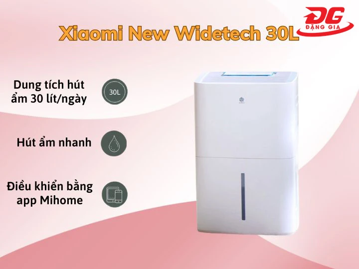 Máy hút ẩm Xiaomi New Widetech 30L