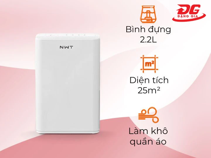 Máy hút hơi ẩm Xiaomi mini 12L New Widetech