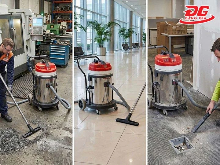 Sử dụng máy hút bụi công nghiệp Typhoon 463