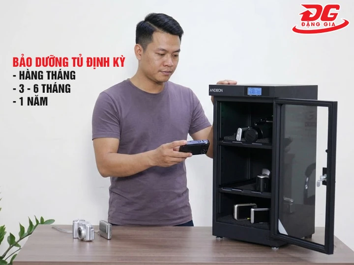 bảo dưỡng tủ chống ẩm định kỳ