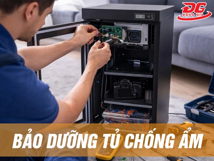 Quy trình bảo dưỡng tủ chống ẩm đúng kỹ thuật, vận hành ổn định