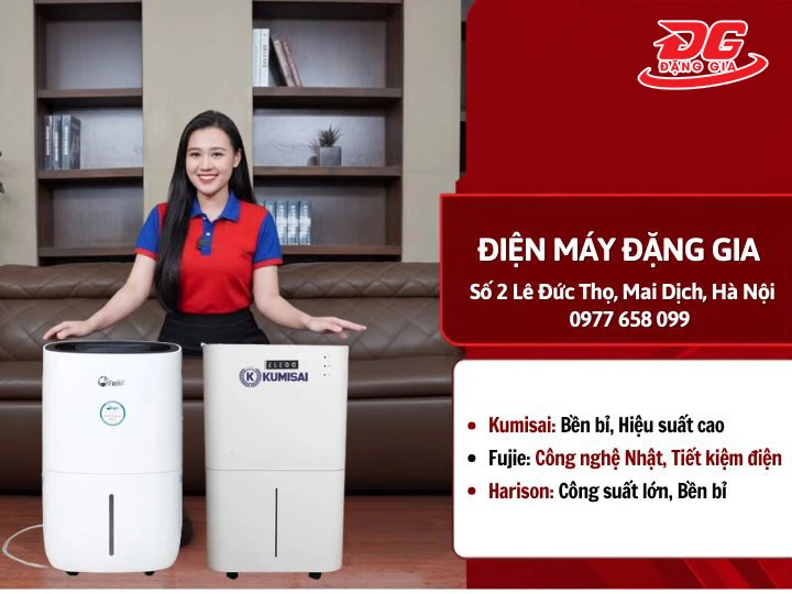 Địa chỉ mua máy hút ẩm tại quận Nam Từ Liêm: Đặng Gia