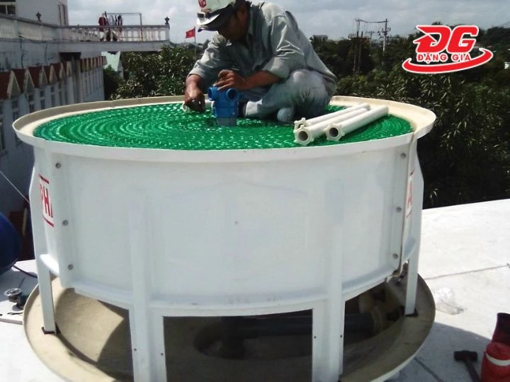 Hướng dẫn lắp đặt tháp tản nhiệt 50RT