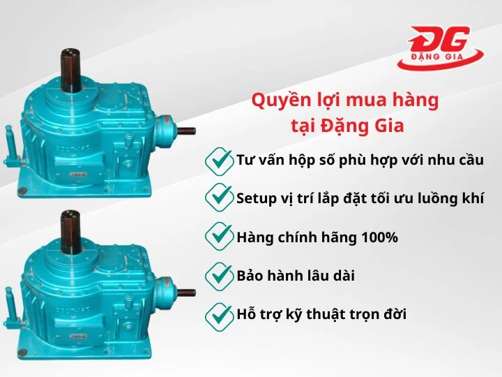 Mua hộp số tháp làm mát chính hãng, giá rẻ tại Đặng Gia