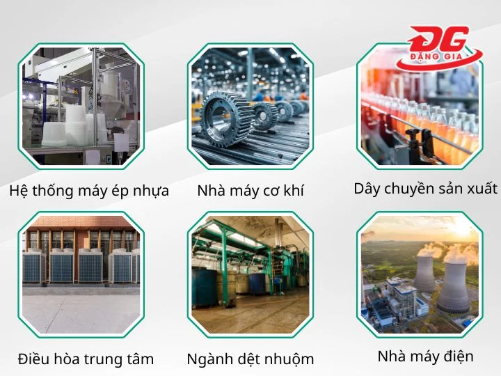 Những ngành nghề có thể chọn tháp giải nhiệt 50RT để làm mát dây chuyền sản xuất