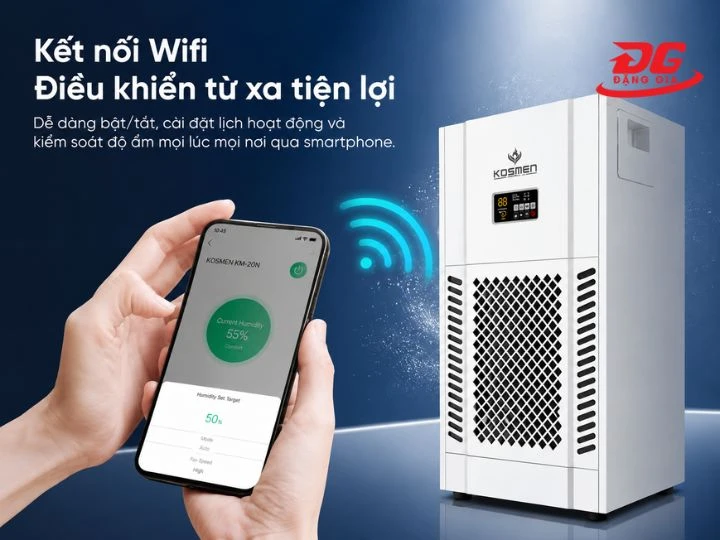 Kosmen KM-180S dễ dàng kết nối với điện thoại