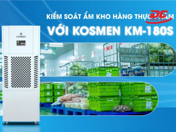 Kosmen KM-180S đucowj dùng trong kho hàng thực phẩm