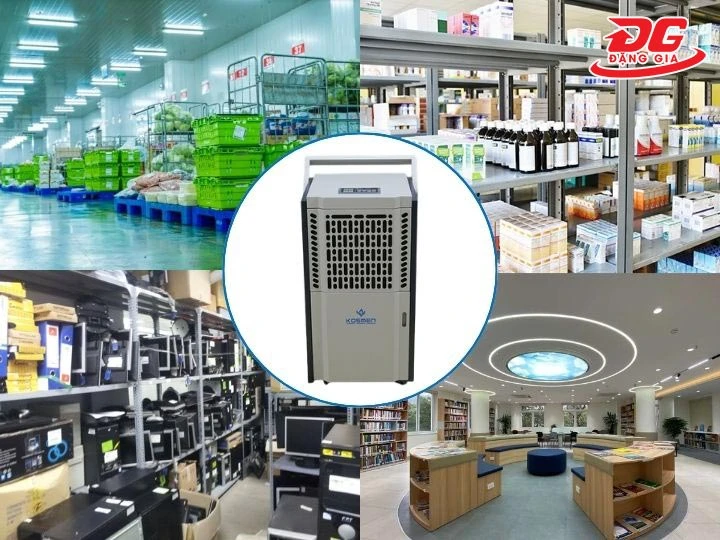 máy hút ẩm Kosmen KM-90S dùng ở đâu
