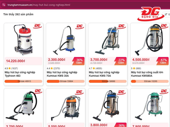 Địa chỉ mua máy hút bụi mịn chính hãng