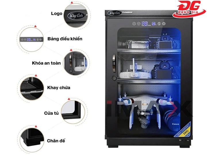 Cấu tạo tủ chống ẩm Dry-Cabi 