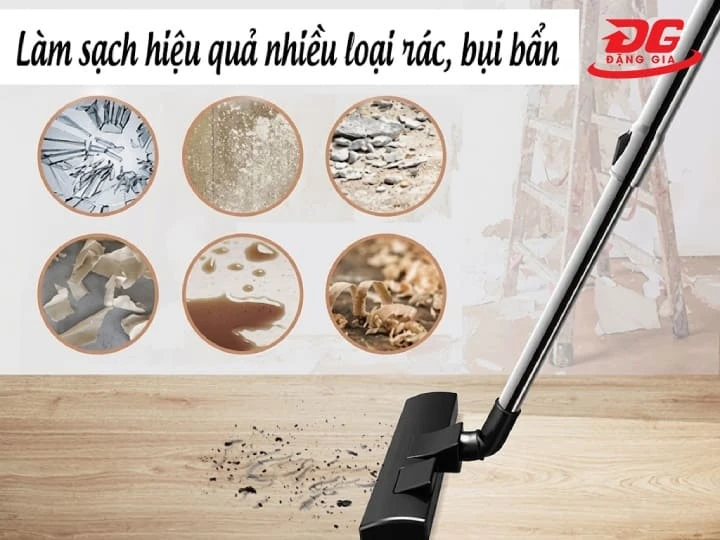 Thiết bị hút bụi 80l có khả năng xử lý đa dạng các loại chất bẩn