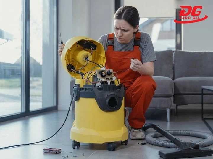 Máy hút bụi công suất lớn không vào điện