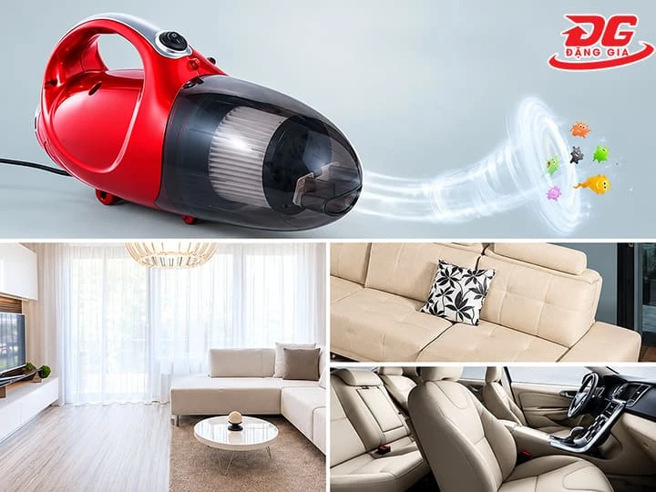 Máy hút bụi JK8 đáp ứng đa dạng nhu cầu làm sạch trong gia đình và nội thất ô tô