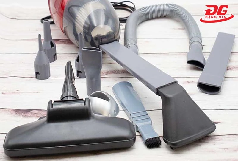 Trọn bộ phụ kiện đi kèm theo máy hút bụi cầm tay JK8