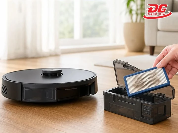 Bộ lọc bám nhiều bụi bẩn