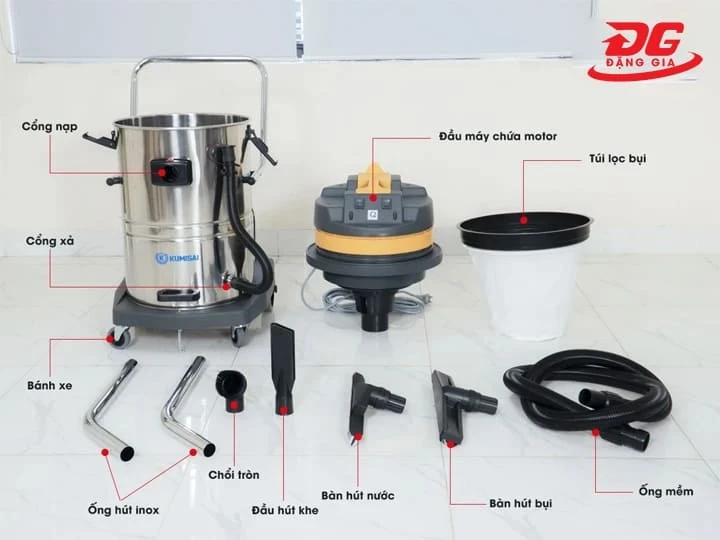 Chọn đầu hút phù hợp với từng công việc